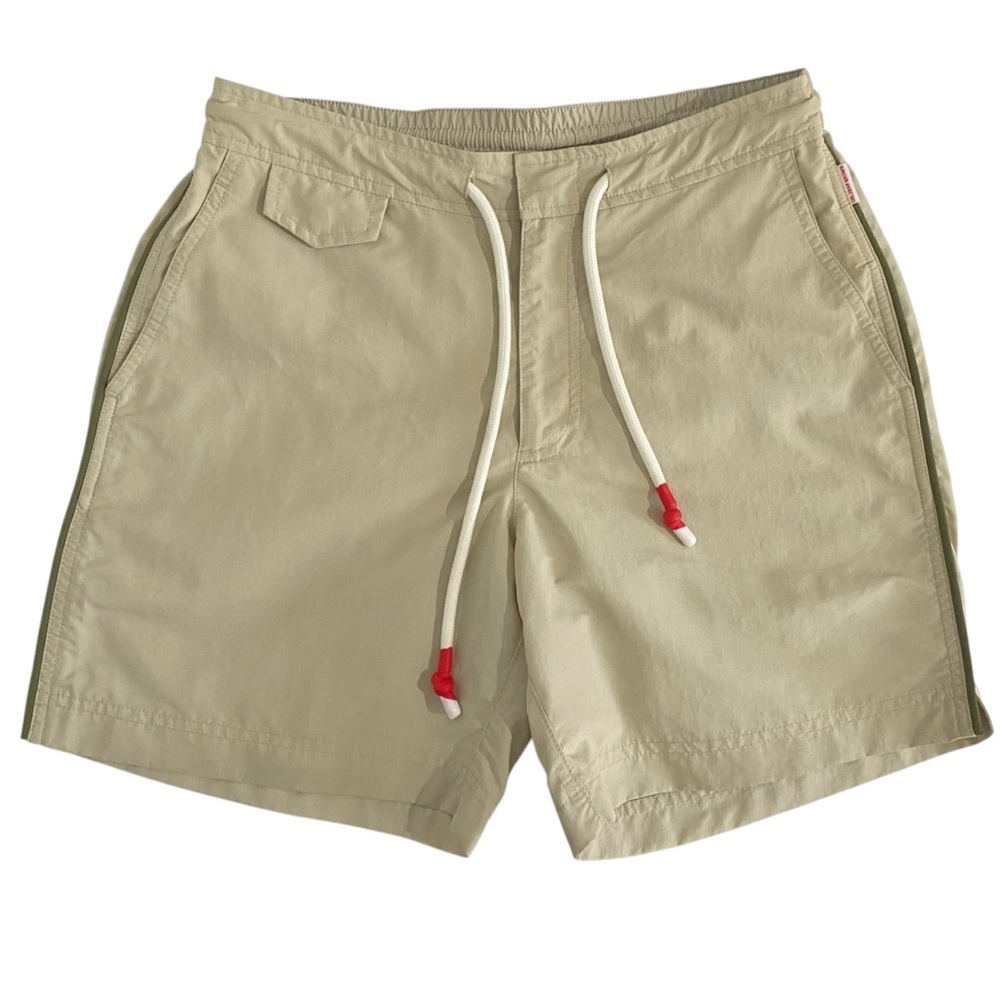Orlebar Brown Standard Swim Hybrid Shorts Trunks Size 30 Khaki - Picture 4 of 15